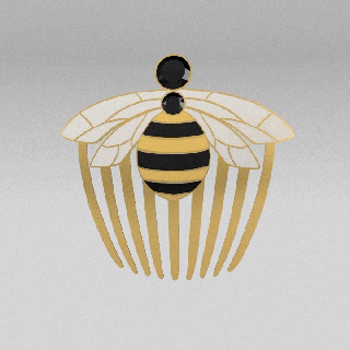 abelha milagroso joaninha rainha vesperia senhora monarca chloe zoe 3d print model - Mito3D