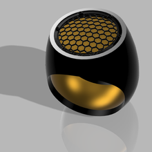 bee nest ring jewel accessories 3d print model - Mito3D