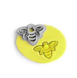 bee polymer clay cutter Jewelry jewelry earrings cutters earring bees shaped bumble 3d print model - Mito3D