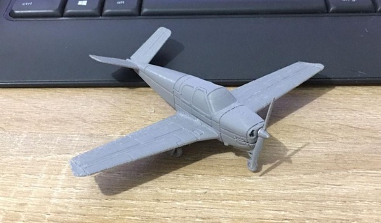 beechcraft bonanza 35 avión modelo escala pasatiempo 3d print model - Mito3D