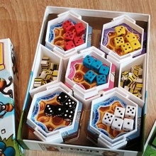 beeeees jogos inserir abelhas jogo tabuleiro dados organizador azulejos brinquedo acessórios 3d print model - Mito3D