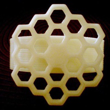 beehive bracelet various supportless parametric ornament openscad jewelry honeycomb 3d 3d print model - Mito3D