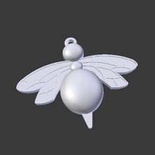 beep bee necklace various 3d print model - Mito3D