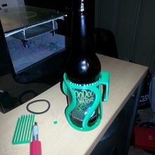 beer bottle holster fashion accessories steez 3d print model - Mito3D