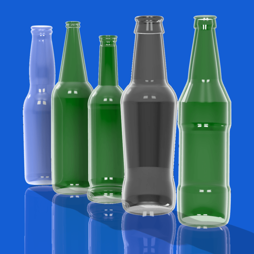 bottiglie di birra corona, heineken, tuborg guiness stella artois gadget le heineken corona 3D print model - Mito3D