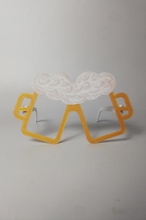 beer clinking glasses party oktoberfest octoberfest clink 3d print model - Mito3D