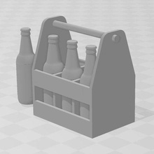 Cerveja caixote 1 10 rc gangue 93 carro rastejante escala diorama garagem 3d print model - Mito3D