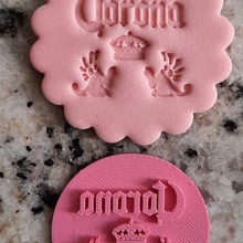 birra corona francobollo foca biscotto 3d print model - Mito3D