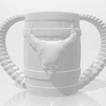 beer holder devil horn handles beerholder kitchen_dining 3d print model - Mito3D