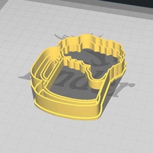 cerveja cookie jar fondant de corte vários a cortador 3d print model - Mito3D