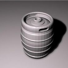 beer keg various 3d print model - Mito3D