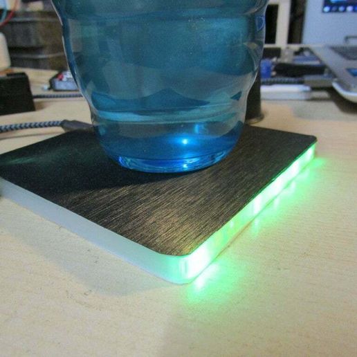 Bière tapis boissons Coaster wemos arduino boisson iot ordinateur 3D print model - Mito3D