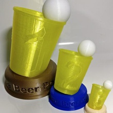 beer pong cup trophy 3 parts single part various prize base xtremepower xtreme 3d print 3d print model - Mito3D