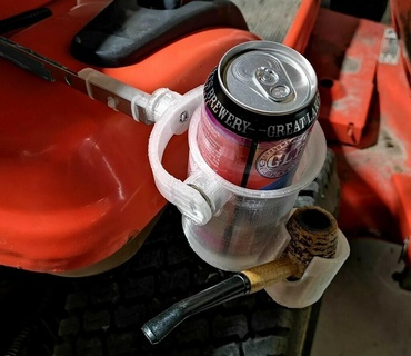 Bière pop soda titulaire soutien passif cardan optionnel tuyau outil titulaires boites 3d print model - Mito3D