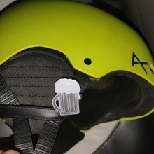 beer shaped mask holder gadget helmet reverse bicolor 3d print model - Mito3D