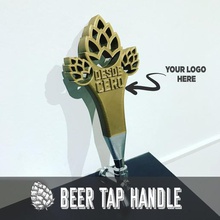 beer tap handle - hop model tool poplar 3d print model - Mito3D