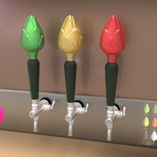 birra di rubinetto maniglia super luppolo 3d hop - choppera toccare vari la gestire chopp 3d print model - Mito3D