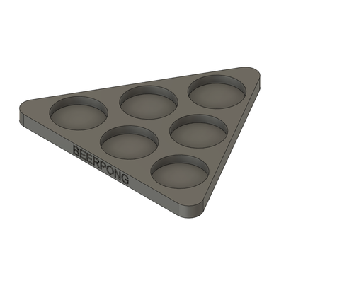 beerpong game game 3d print model - Mito3D