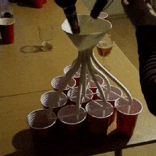 beerpong cup dispenser gadget alcohol drinking 3d print model - Mito3D