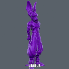beerus easy print assembly anime cartoon bills beers figure model sculpture dragon ball supportless z dbz sleeve 3d print model - Mito3D