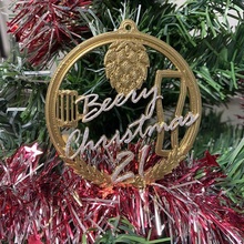 bierig Weihnachten Baum Ornament 2021 chritsmas Bier ungewöhnlich Dekoration Geschenk Urlaub 3d print model - Mito3D