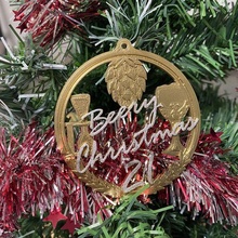 bierig Weihnachten Baum Ornament berühmt Brille 2021 chritsmas Bier ungewöhnlich Dekoration Geschenk Urlaub 3d print model - Mito3D