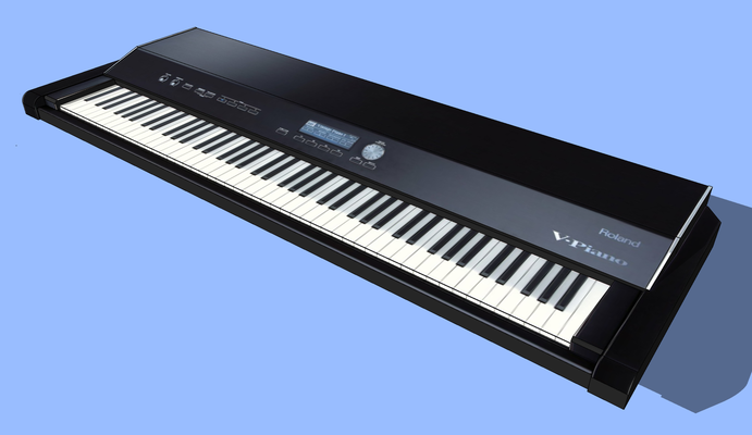 beethoven piano keyboard theater work score music symphony scifi technology mozart 3d model 1 game download 3d print model - Mito3D