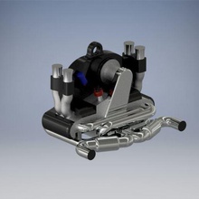 beetle moteur porte clés trousseau mécanicien bug vw volkswagen 3d print model - Mito3D