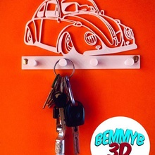 beetle key board 3d print model - Mito3D