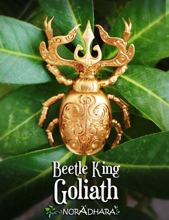 beetle king-goliath beetle beetle beetleking king insect hang art sculpture  3d print model - Mito3D