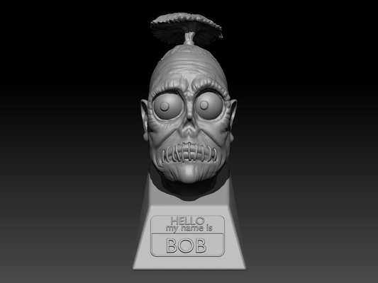 beetlejuice - bob shrunken head art mynameisbob beetlejuicebob 3d print model - Mito3D