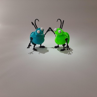 beetles retrieved easterxcults ender robot gun beetl toy statue 3d print model - Mito3D
