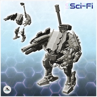 behdros mücadele robot 10 gelecek sci fi sf İleti kıyamet masaüstü bilimkurgu savaş oyunları gezegen keşif rpg araç arazi manzara mini oyunu tamirci şekil minyatürler silah Bilim kurgu siberpunk postapo fütüristik Mars Uzay star yarı 3d print model - Mito3D