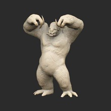 behemoth - fortaleza art criaturas la fuerte siete podría magia mantenga de los héroes 3d print model - Mito3D
