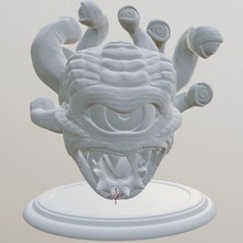 beholder game abomination monster mini miniature d&d dnd pathfinder dragons dungeons tabletop games 3d print model - Mito3D