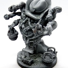 Betrachters prospector Auge Tier xanathar mini Miniatur presupported dnd_mini dungeons and dragons wild west miner 3d print model - Mito3D