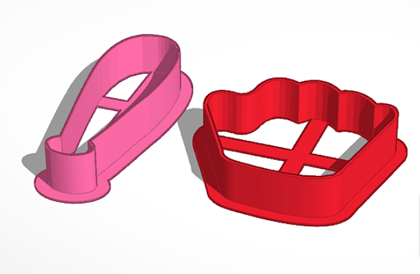 Beisebol biscoito cortadores cortador 3D print model - Mito3D