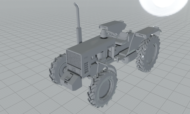 belarus mtz 1025 tractor model hp 3d agricultural machinery detailed design collectible diy projects print-ready files realistic vintage collectors heavy 3d print model - Mito3D