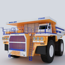 belaz 75601 camión auto 3d print model - Mito3D
