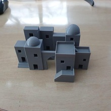 Belen model köy mimari Bethlehem kasaba diyorama doğum 3d print model - Mito3D