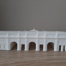 belgrado portón novi triste Belgrado sadu arquitectura construccion edificio fortaleza 3d print model - Mito3D