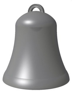 bell shaped Süßigkeiten Box Ostern Glocke Pralinen 3d print model - Mito3D