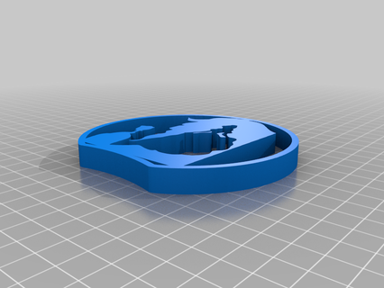 Glocke Ohren Disney 2d Kunst Lithophane 3d print model - Mito3D