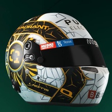 Sino capacete raça f1 low poly 3d print model - Mito3D