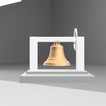 bell pedestal arquitetura 3d print model - Mito3D
