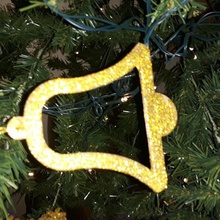 campana de la decoración del árbol casa ornamento art chuchería hollidays holliday navidad xmas bell forma 3d print model - Mito3D