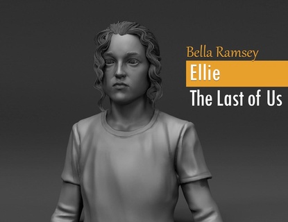 Last of Us Ellie 3D Model Print File Last of Us Ellie Play 