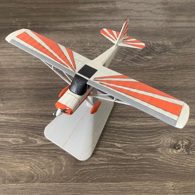 bellanca citabria super decathlon scala 1 48 aereo diorama modello kit 3d print model - Mito3D