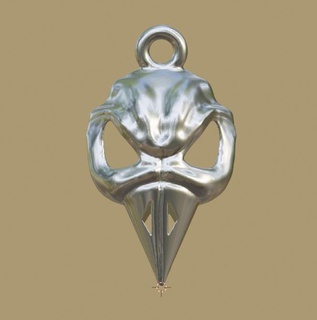 Bellatrix lestrange Collier Serpentard mort mangeur harry potier oiseau crâne 3d print model - Mito3D