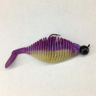 bellows gill swimbait soft plastic fishing mold lures molds 3d print model - Mito3D